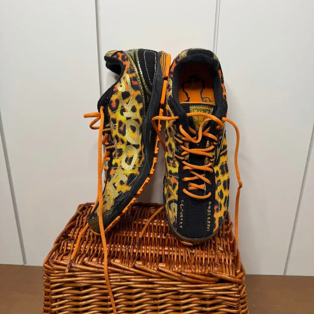 Brooks Speed Demon Running Shoes Women's 8.5 Black Orange Lightweight Trainer